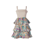 Floral Tiered Mini Dress