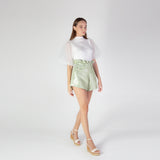 High Waisted Paperbag Shorts