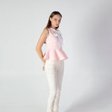 Peplum Bow Top