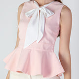 Peplum Bow Top