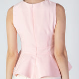 Peplum Bow Top