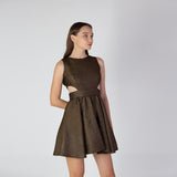 The Cut Out Jacquard Mini Dress